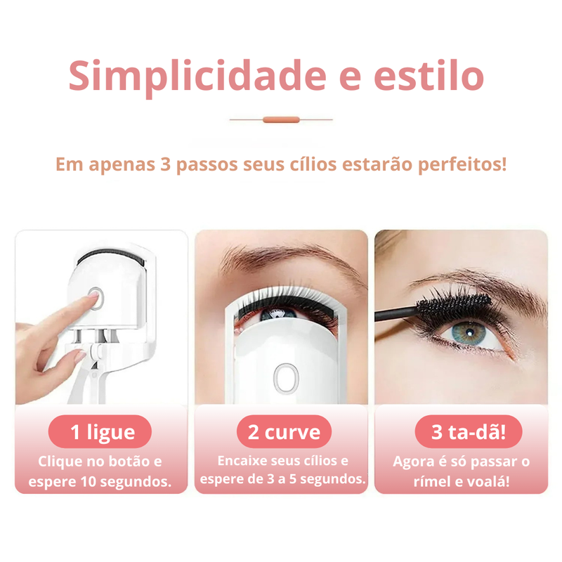 Modelador de Cílios [Charming Eyelashes] Aquecedor elétrico para modelagem